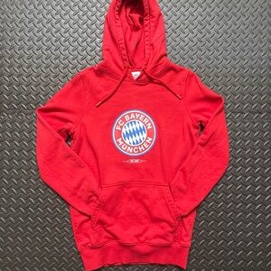 Red FC Bayern Munchen Men's Hoodie